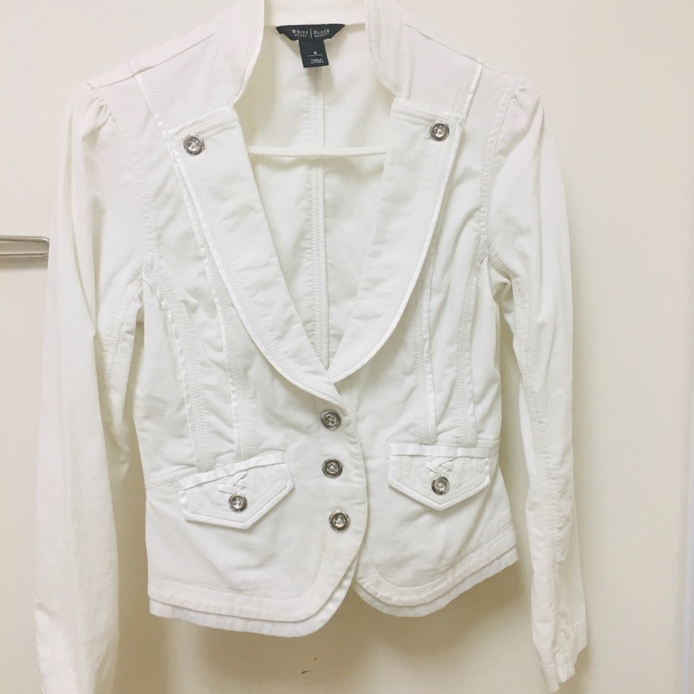 Blazer corduroy white house black market 4 jacket